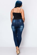 Load image into Gallery viewer, BETWEEN US PLUS SIZE 2B CURVY BUTT LIFTER INDIGO RAYON JEANS