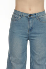 Load image into Gallery viewer, BETWEEN US WOMEN HIGH RISE WIDE LEG DENIM JEANS