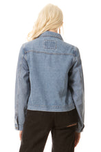 Load image into Gallery viewer, BETWEEN US ALL OVER RHINESTONE EMBELLISHED DENIM JACKET